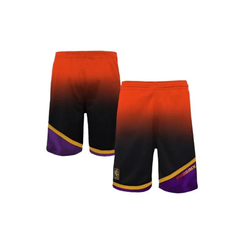 NBA Phoenix Suns Basketball Shorts Men's Orange/Black-2