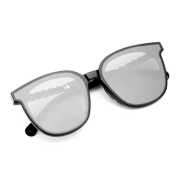 SUPER SUNG Plate And Metal Round Sunglasses Unisex