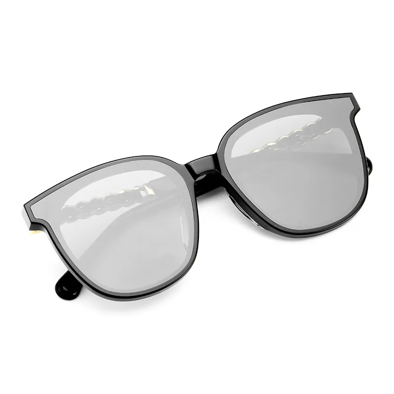 SUPER SUNG Plate And Metal Round Sunglasses Unisex-0