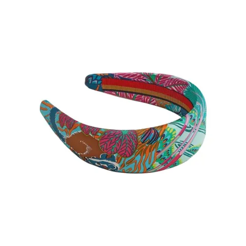 HERMES Silk Headbands Women's Multicolor