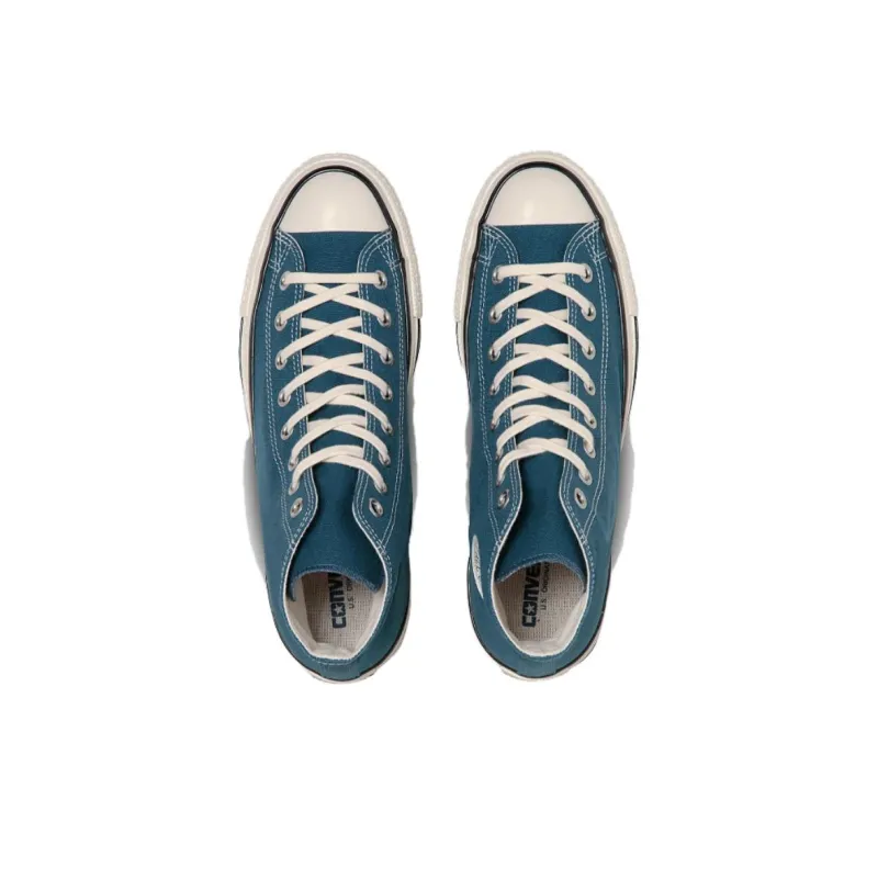Converse All Star Anti Slip Wear Resistant High Top Skateboard Shoes Unisex Teal Blue-2