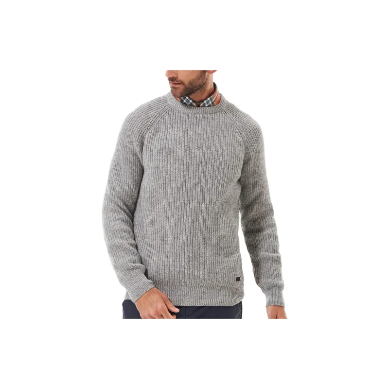 BARBOUR SS24 Sweater Men's Light Gray-2