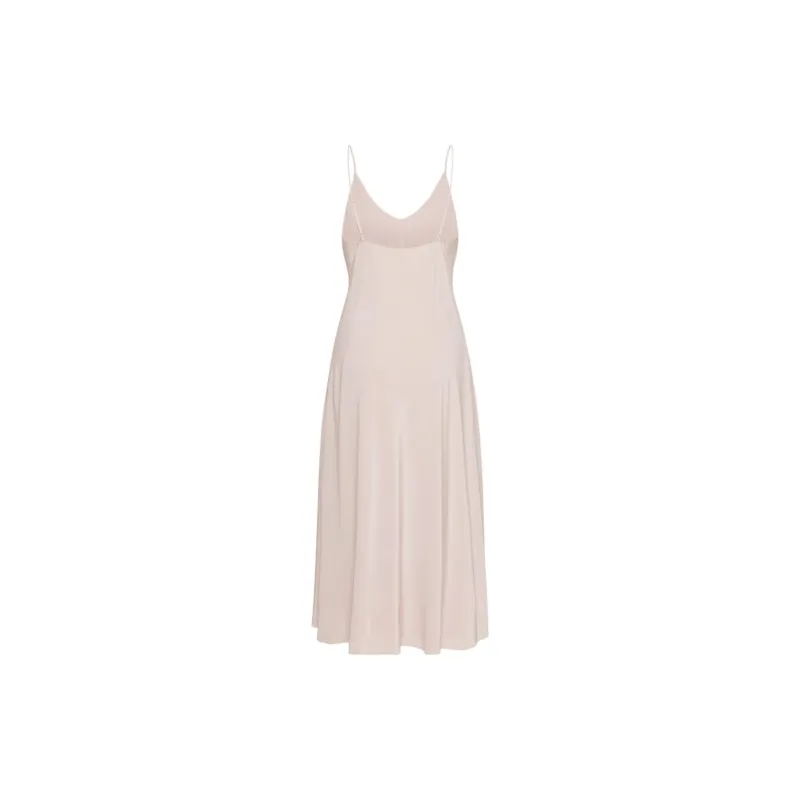ARITZIA FW24 Wilfred Boudoir Silk Slip Dress Slip Dresses Women's Bow Pink/Bowknot Pink-1