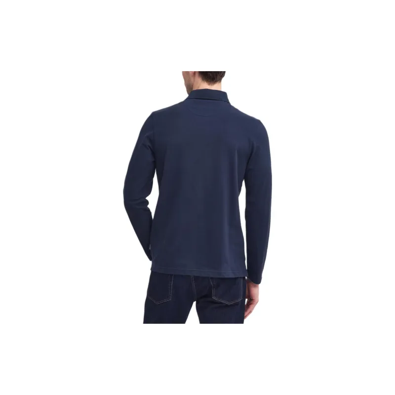 BARBOUR SS24 Polo Shirt Men's Dark Blue-3