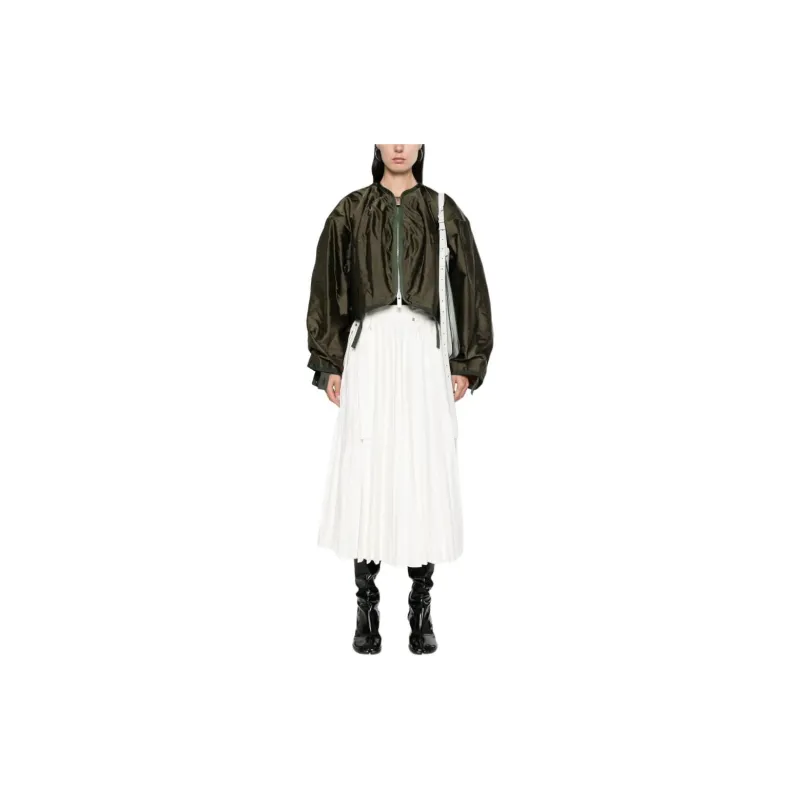 Sacai Satin Quilted Blouson 'Khaki'-3