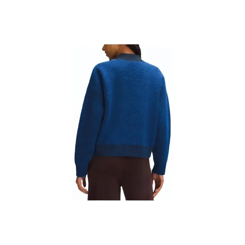 Lululemon Alpaca Wool-Blend Knit Bomber Jacket Jackets Coats Women's-4