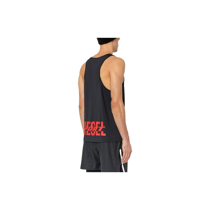 DIESEL Tank Tops Men Black-2