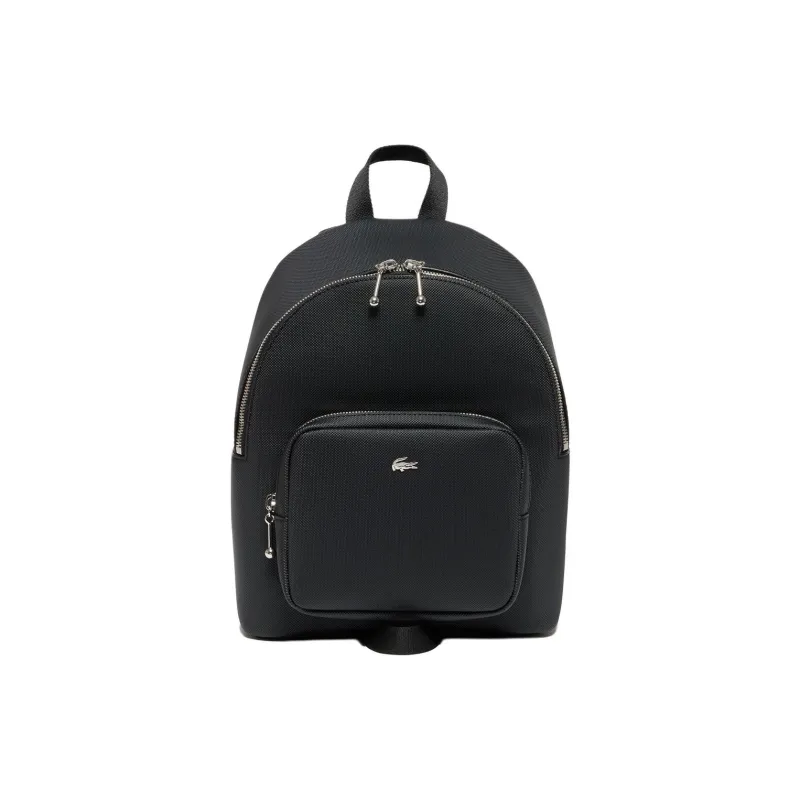 LACOSTE Synthetic Leather Backpack Women's Black-0