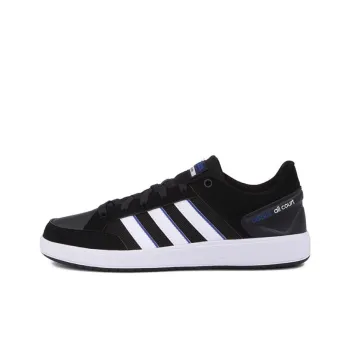 Adidas Cloudfoam All Court Anti Slip Wear Resistant Low Top Tennis Shoes Men's Black