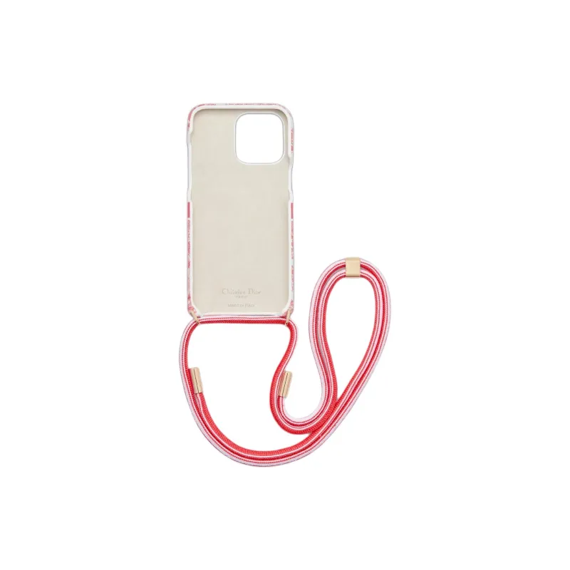 DIOR Leather Material Fashion Phone Cases Compatible With IPhone 15 Pro Max Girlish-3