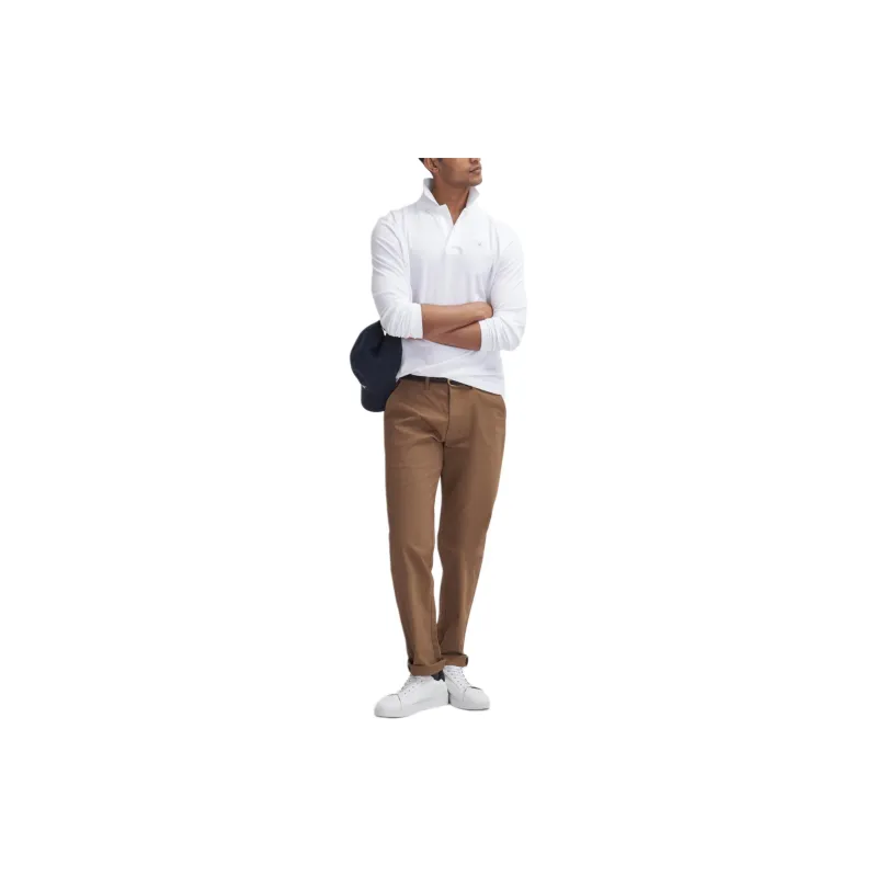 BARBOUR SS24 Suit Trouser Men's Sandstone-Colored-1