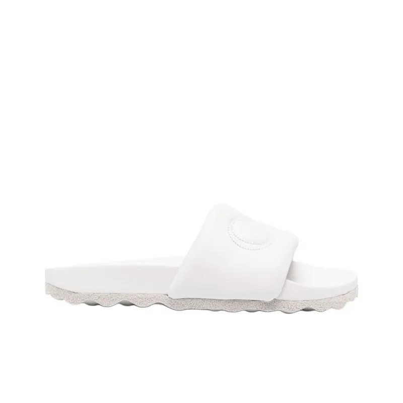 OFF WHITE Rubber Sole Slip Resistant Stylish Sandals Men's Light Gray-1
