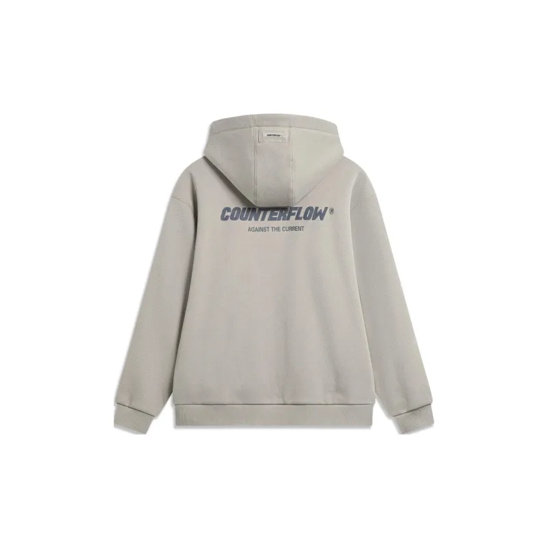 LiNing CF Tracing Sweatshirt Unisex Rock Ridge Gray-1