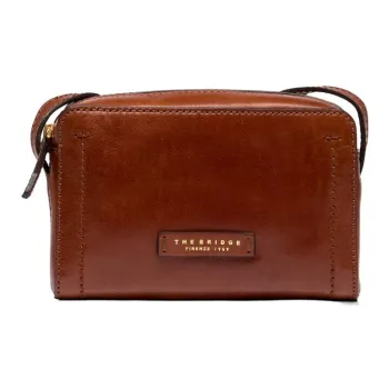 THE BRIDGE Leather Camera Bag Shoulder Bag Crossbody Bag Women's Brown
