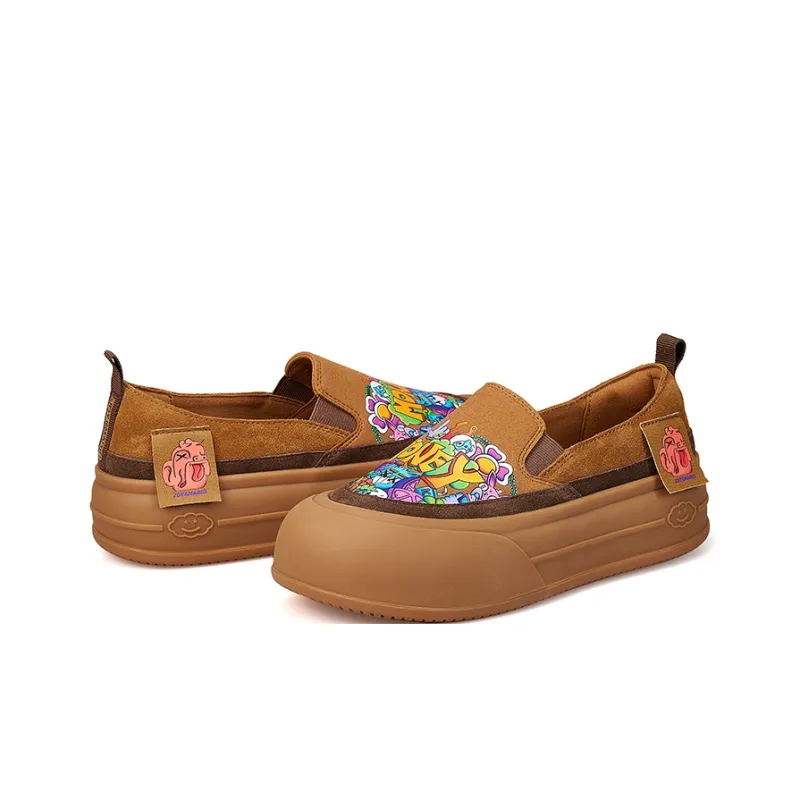 Joy&Mario Loafers Women's Camel/Light Gray/Yellow-3