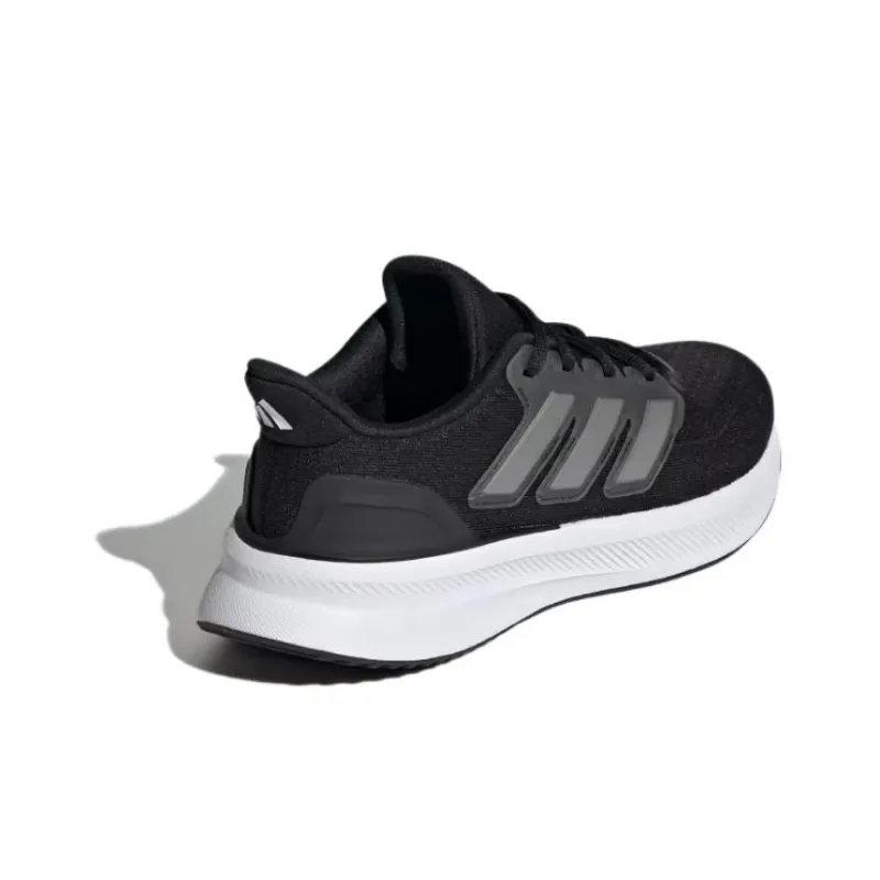 Adidas Breathable Support Low Top Kids' Running Shoes Black White Teenagers-2