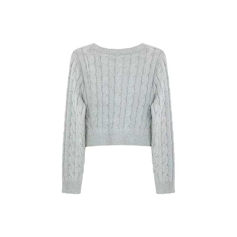 JOSR Knitwear Women's Gray Top-1