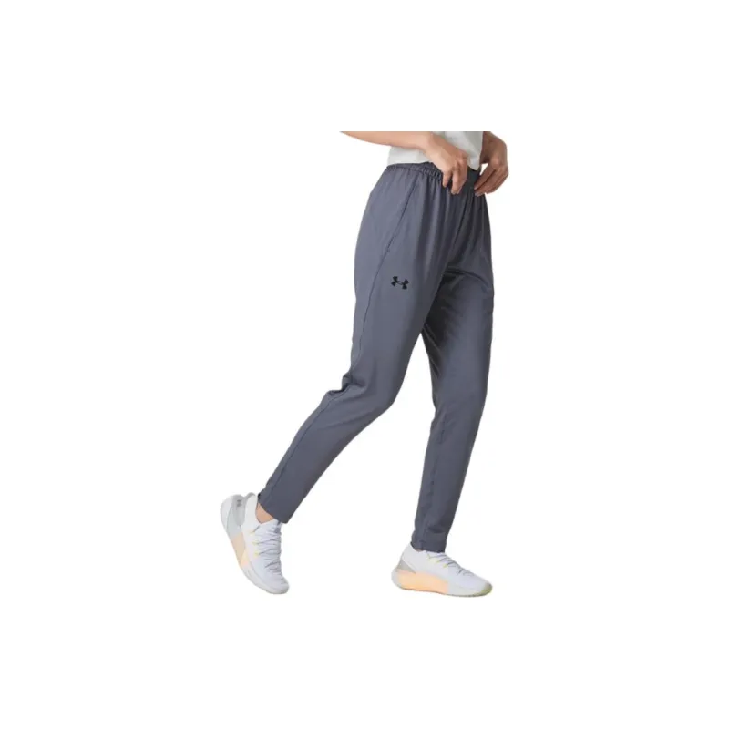 Under Armour Sports Life Collection Knitted Sports Pants Unisex Gray-3