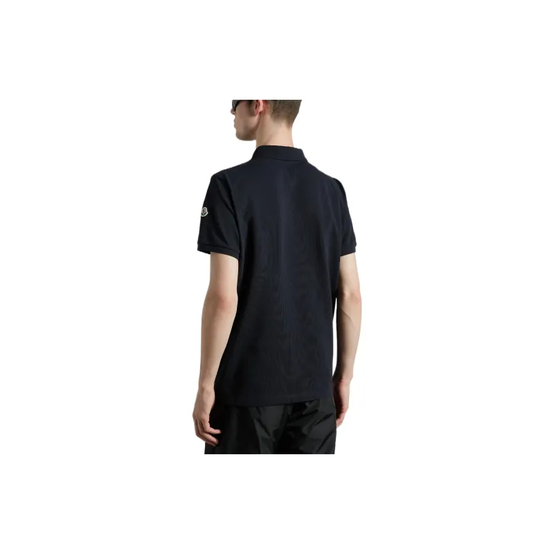 Moncler FW22 Polo Shirts Men Navy-3