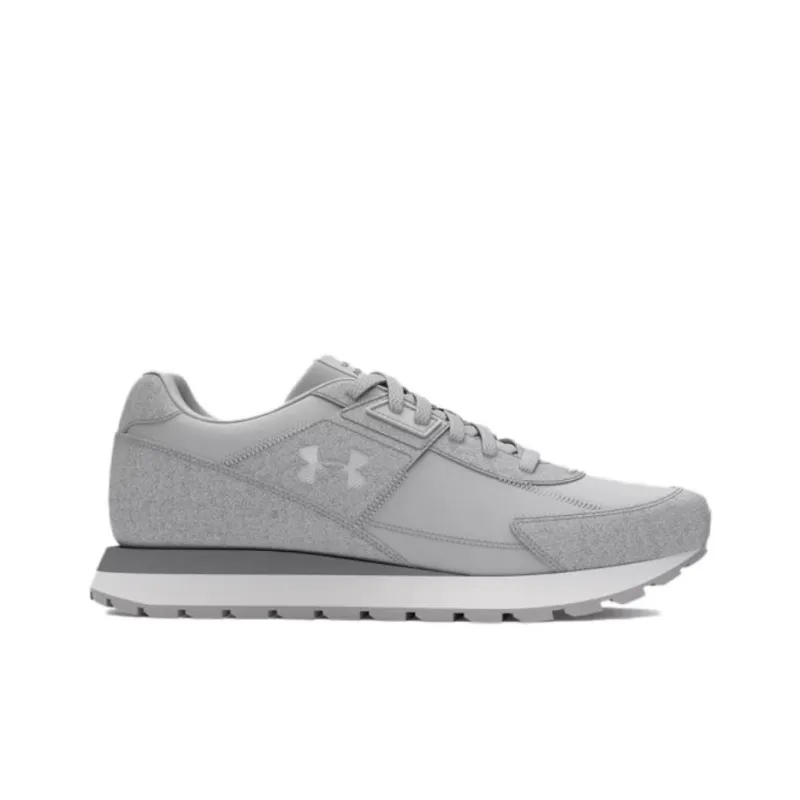 Under Armour Essential Breathable And Lightweight Low Top Running Shoes Men's Gray-1