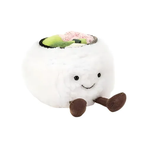 JELLYCAT Fun Food Collection Naughty Sushi California Dolls Plush Doll 10cm Height