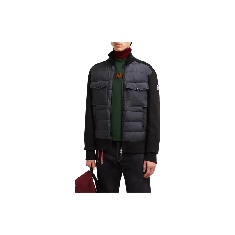 Moncler Panelled Zip Up Padded Jacket-1