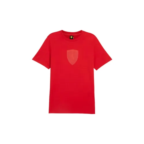 PUMA Scuderia Ferrari Race T-Shirts Men Red