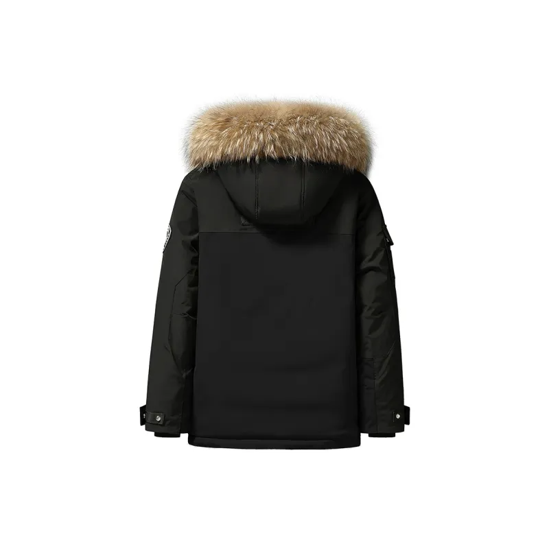 Yalu Thickened Extreme Cold White Duck Down Down Jacket Unisex Down Jacket For Winter Unisex-2