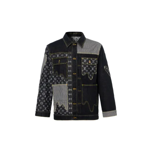 LOUIS VUITTON New Quarterly Products Of LV Denim Jackets Men