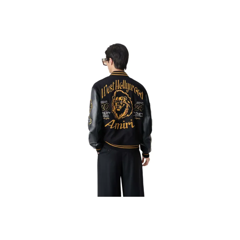 AMIRI Lion Varsity Jacket-2