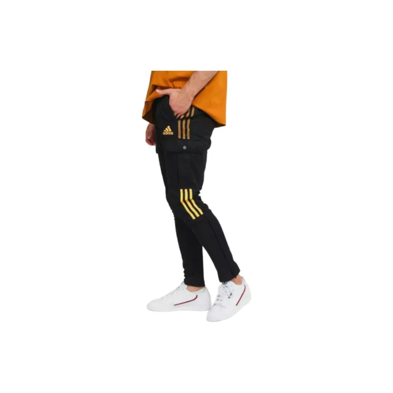 Adidas Cargo Pants Men's Black/Sun Gold-5