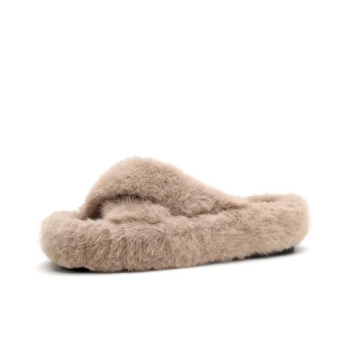 FOXER Slide Slippers Women's Khaki