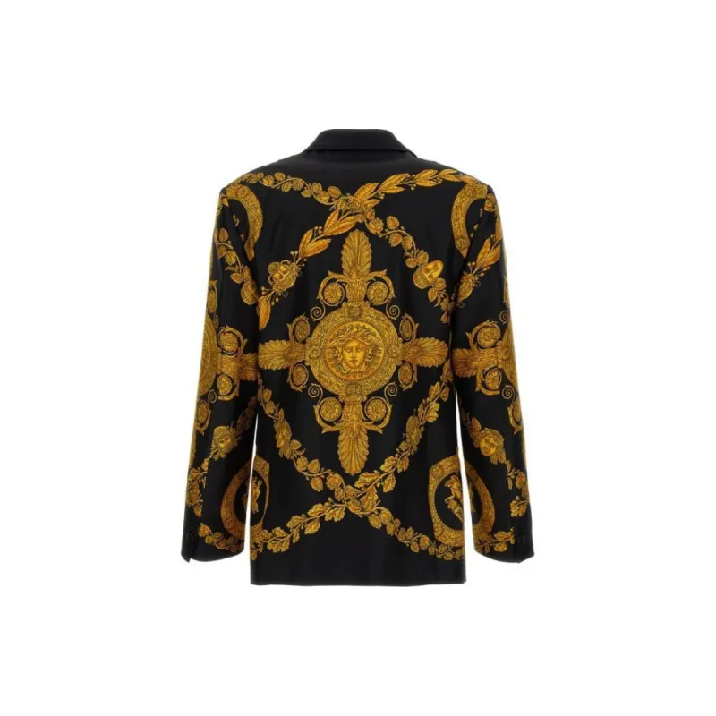 VERSACE SS23 Jackets Coats Men's Black-1