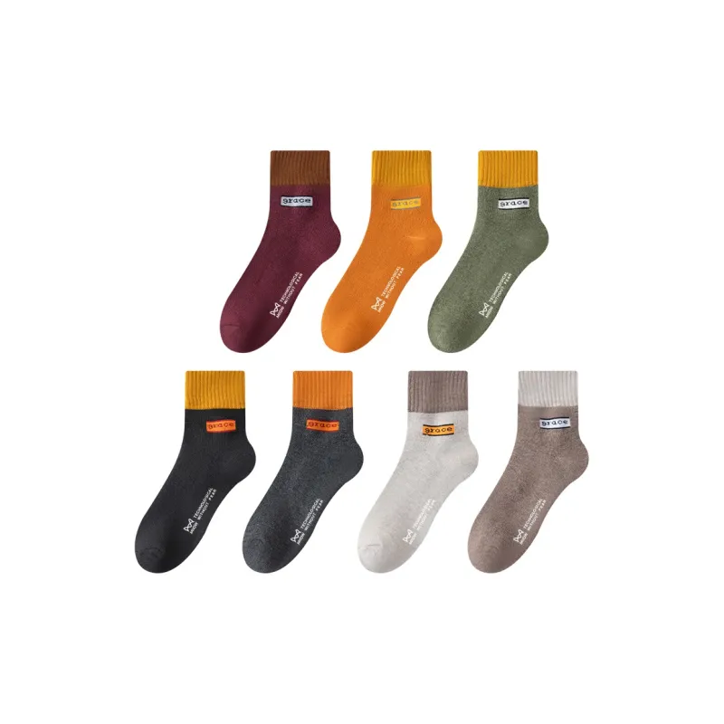 MIIOW Mid-Calf Socks Men's Combo Set-40