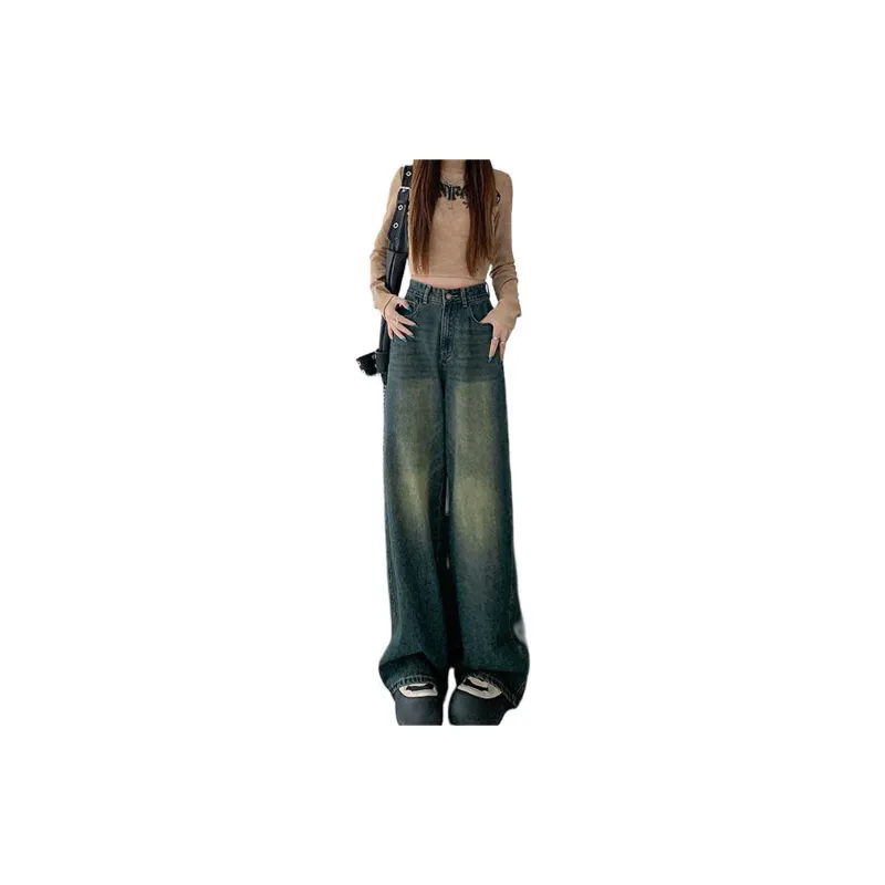 Concubine Zhu Jeans Women's Vintage Blue-3