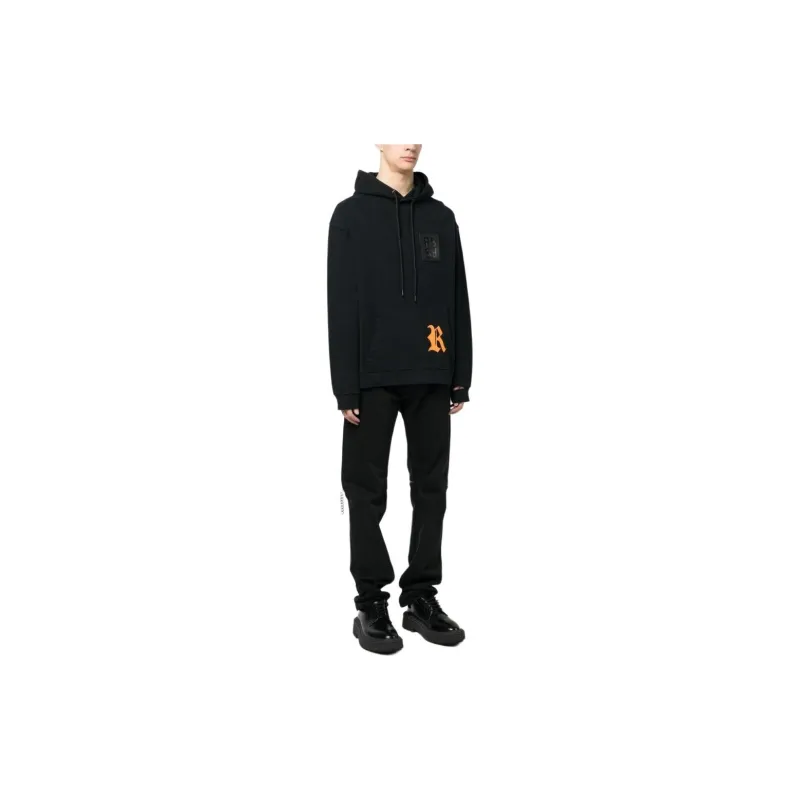 RAF SIMONS Logo Patch Hoodie-3