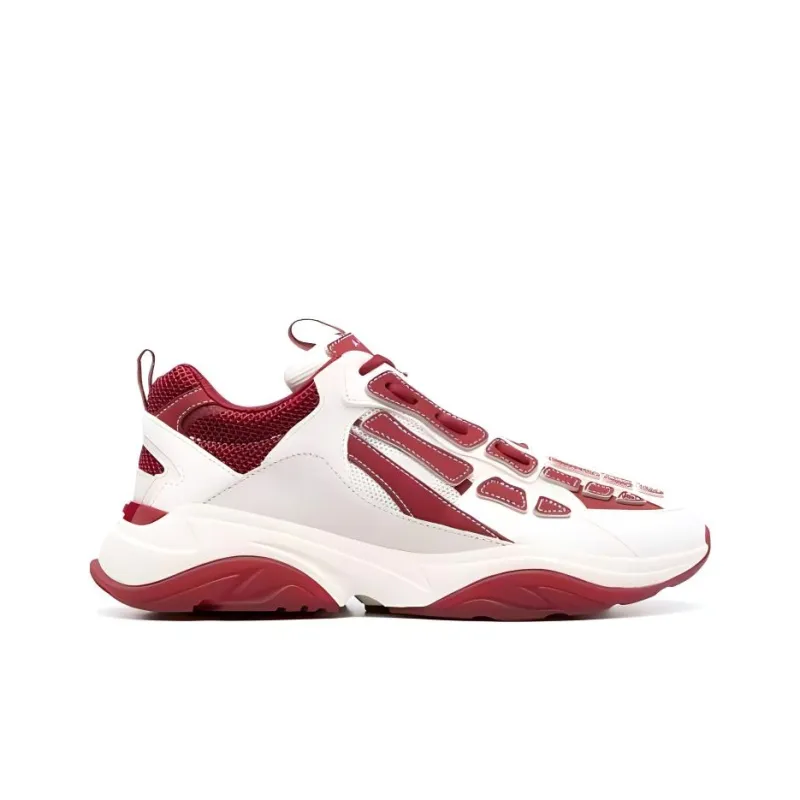 AMIRI Bone Runner 'White Red'-1