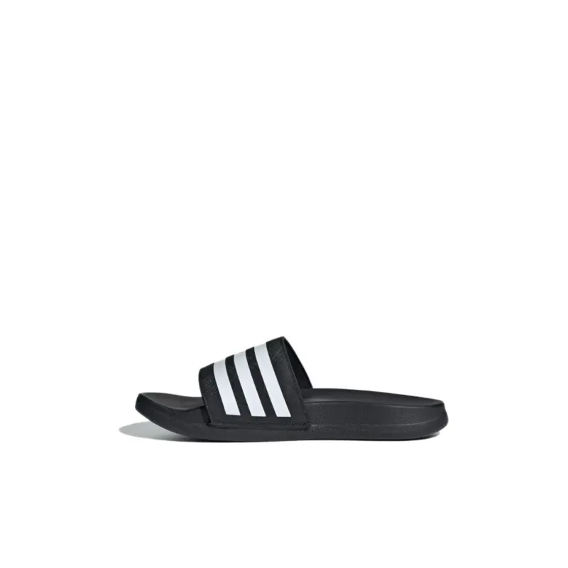Adidas Adilette Anti-Slip Wear-Resistant Kids' Slippers Black White Kids'-0