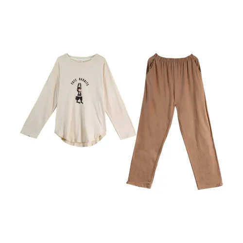 Dorame Pajama Set Women's Apricot