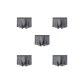 5 Pack (Lithium Gray+Lithium Gray+Lithium Gray+Lithium Gray+Lithium Gray)