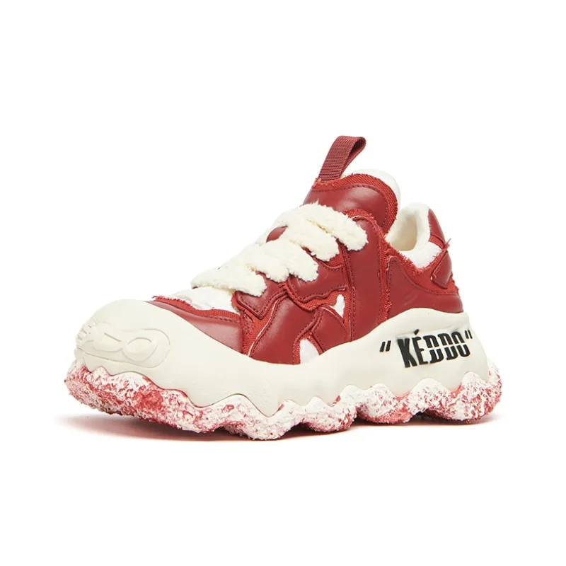 KEDDO Paint Is Not Dry Low Top Chunky Sneakers Unisex-1