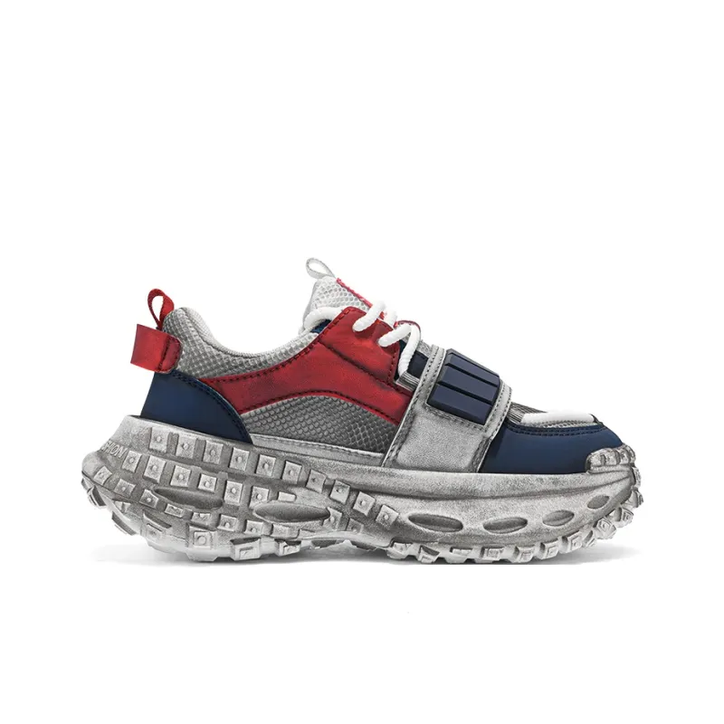 DM Trendy Versatile Minimalist Style Low Top Chunky Sneakers Men's-8