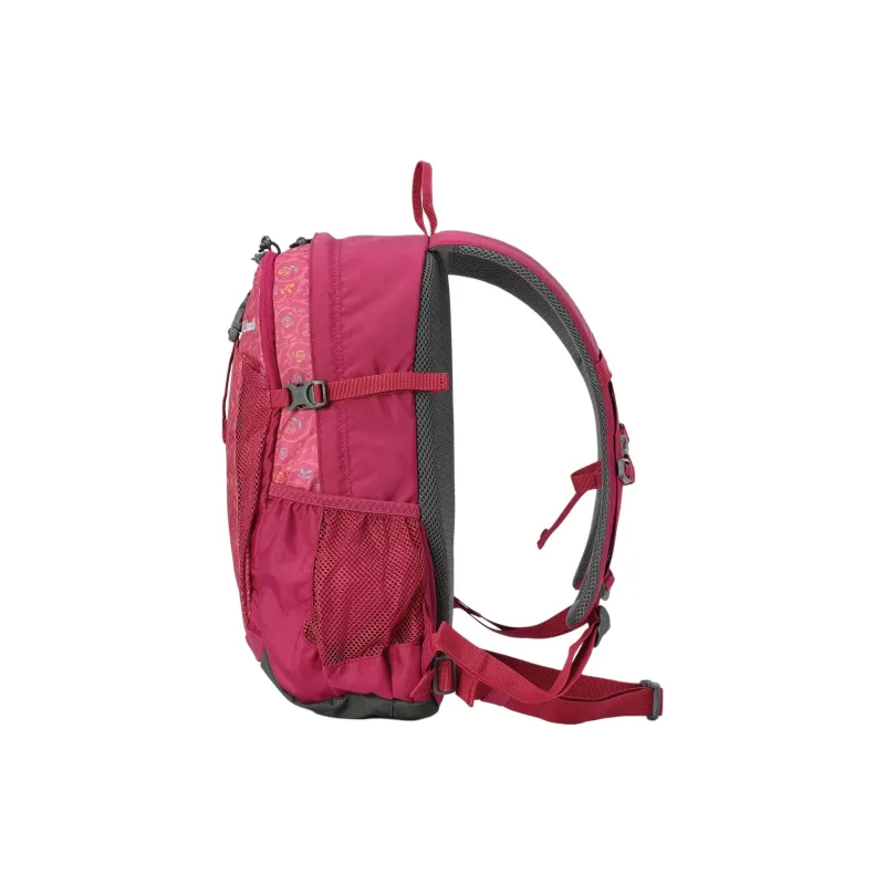 Columbia Nylon Backpack Women's Red Velvet Floral Pattern-1