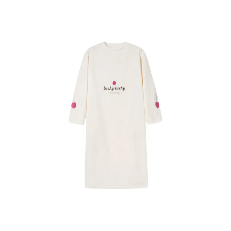 Vine Color Women's Nightgowns-0