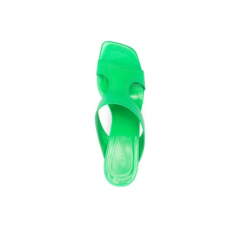 By Far 95mm Leather Sandals Women's-4