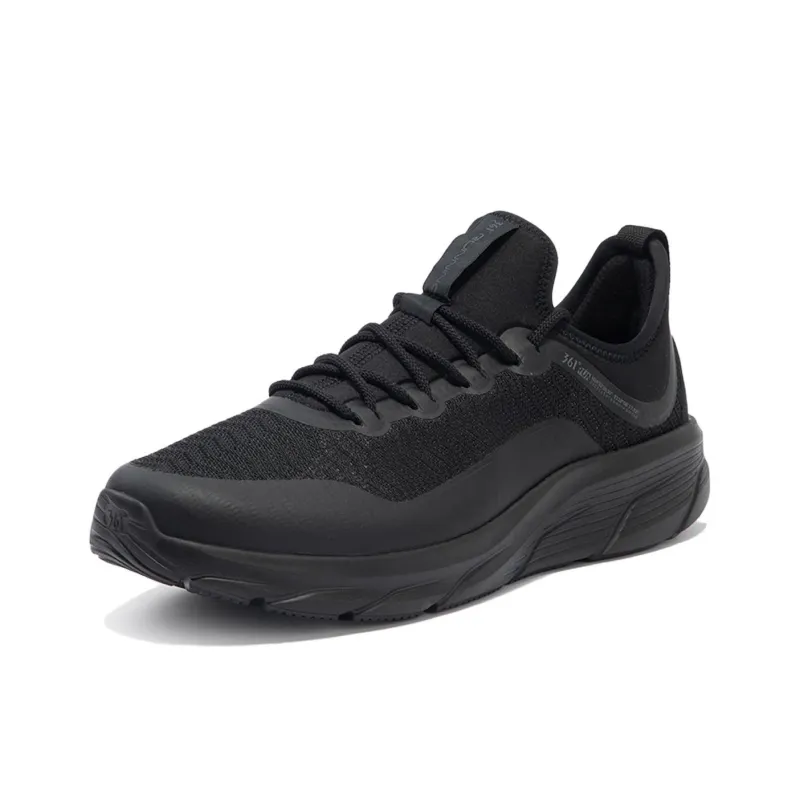 361° Wear resistant And Lightweight Low Top Casual Running Shoes Men's Black-1