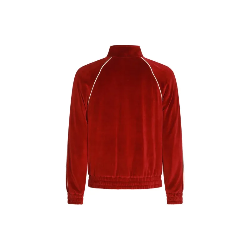 CELINE Triomphe Tracksuit Jacket In Velvet Jersey-1