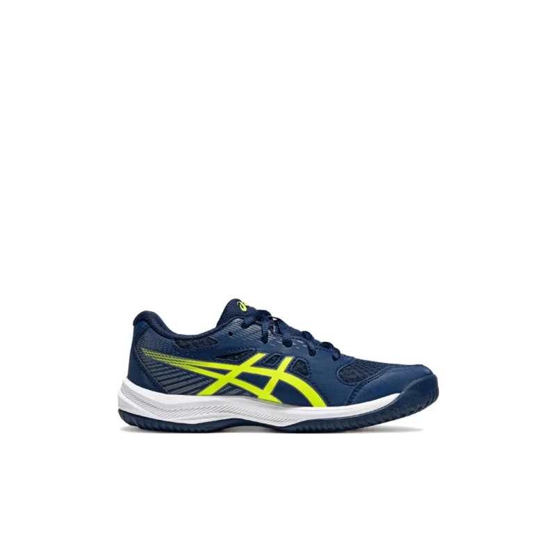 Asics Gel Upcourt 6 Anti Slip And Wear Resistant Breathable Low Top Kids' Training Shoes Blue Kids'-1