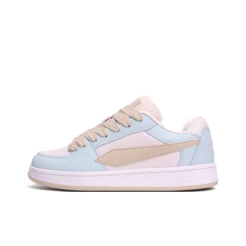 GLO BULL Skateboard Shoes Unisex Low Top Beige Yellow Light Aqua Moon