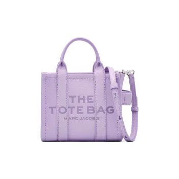 MARC JACOBS The Leather Mini Tote Bag Purple